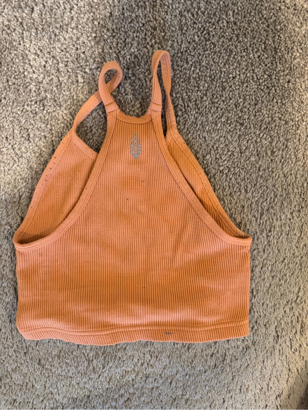 Ribbed Orange free people top